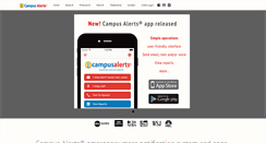 Desktop Screenshot of campusalerts.com